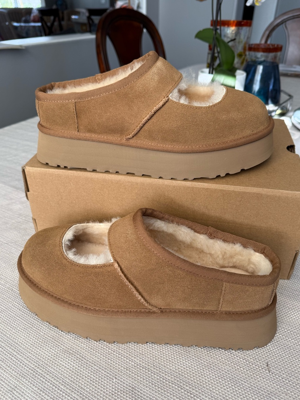 UGG BEA MARY JANE Slip-On Cozy Clog SLIPPERS